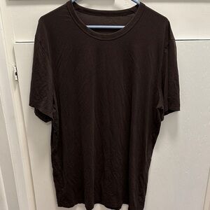 lululemon athletica Dark Brown Men's Short Sleeve Tee